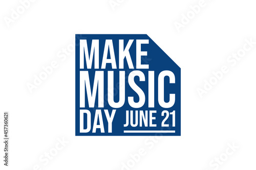 Make Music Day June 21