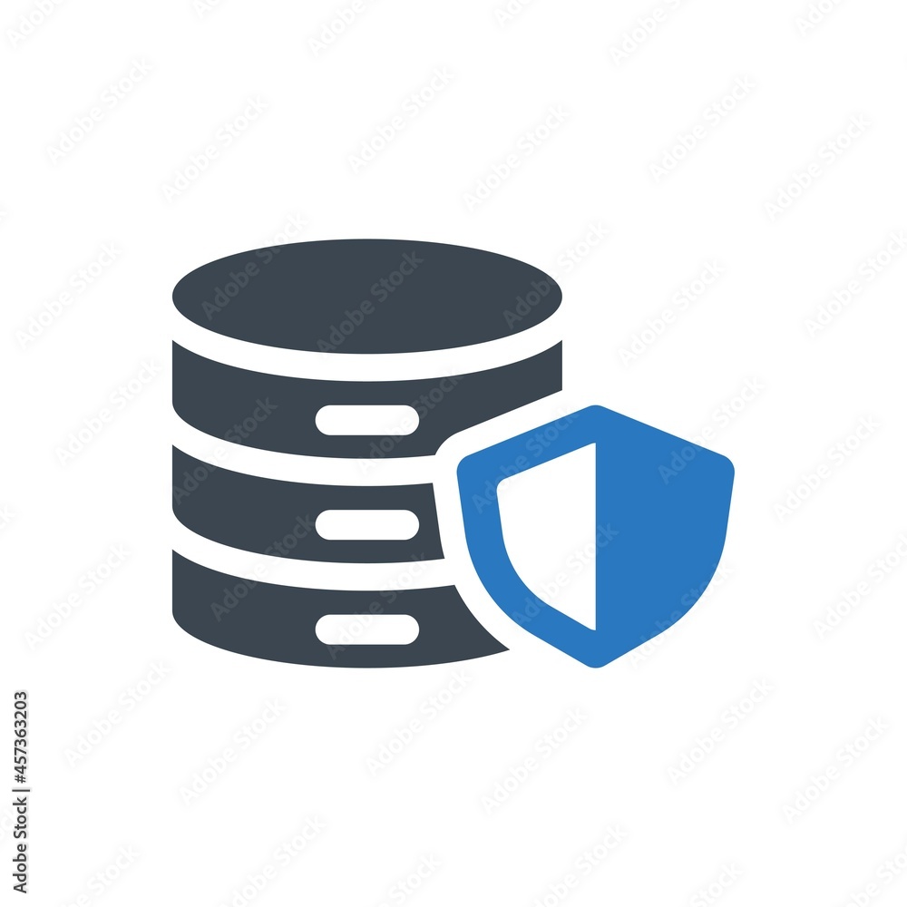 Database security icon Database security icon