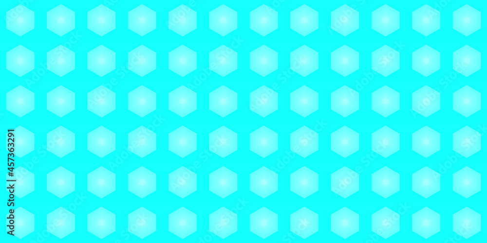 Abstract backgrounds texture bright blue hexagon honeycomp wallpaper backdrop art pattern seamless vector illustration