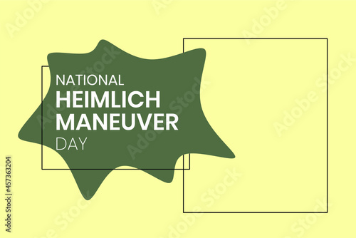 National Heimlich Maneuver Day