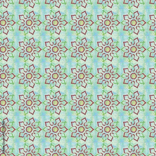 seamless pattern with flowers