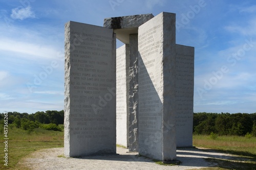 Georgia Guidestones National Monument in Elberton, GA photo