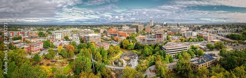 Panoramic view of Greenville, SC photo