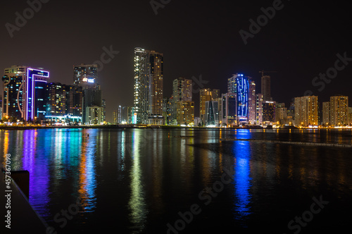 Night view of Sharjah © gumbao