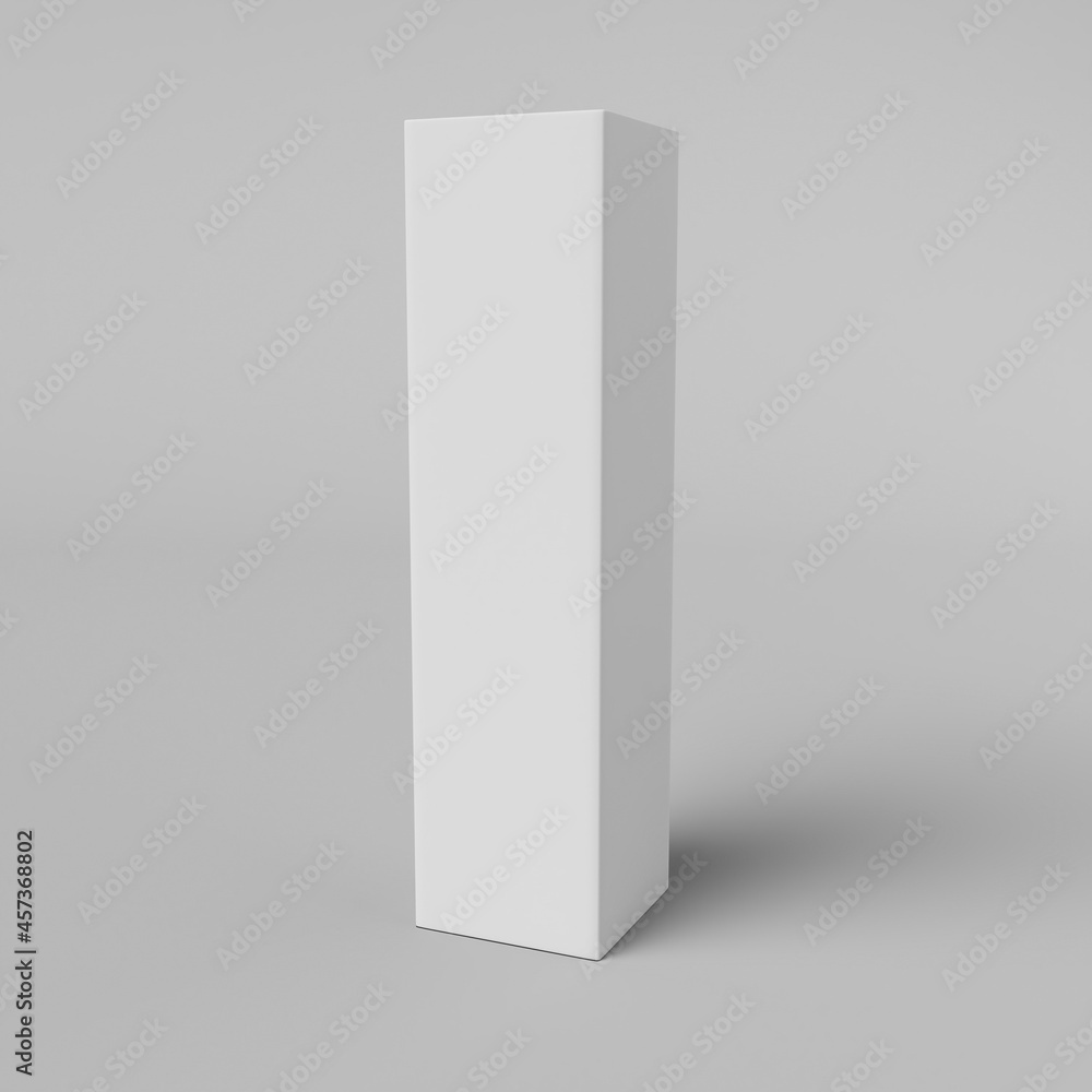 Cosmetic package for advertising pictures. 3D render. Cosmetic package for advertising pictures. 3D render.