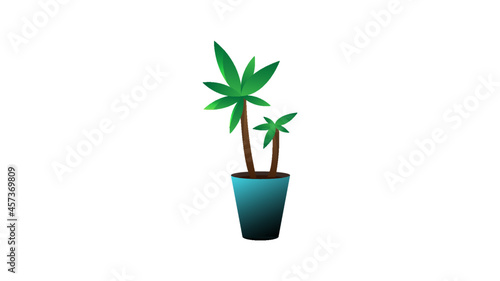 yucca plante pot bleu turquoise