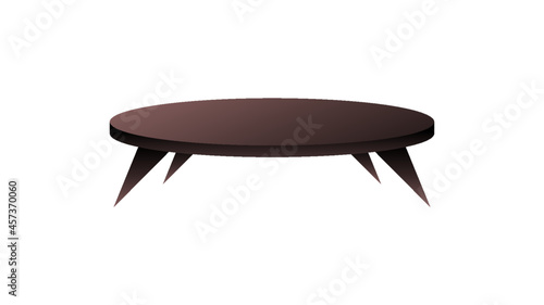 table basse meuble vecteur marron bois