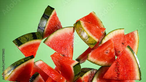 Fresh pieces of water melon...
