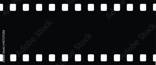 vector image of old polaroid camera film strip