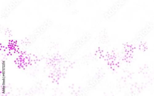 Light Purple  Pink vector backdrop with artificial intelligence data.