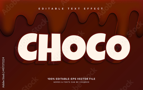 Chocolate text effect