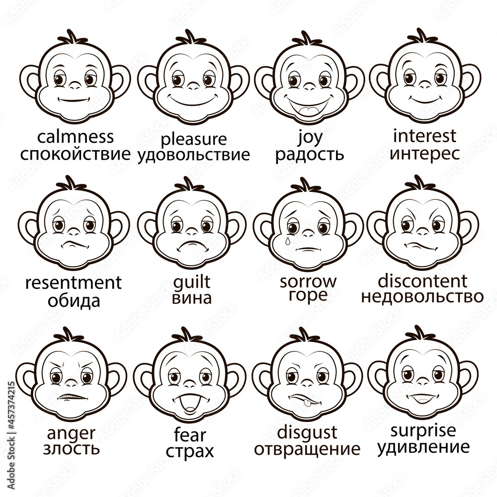 12 vector emotion icons 12 vector emotion icons