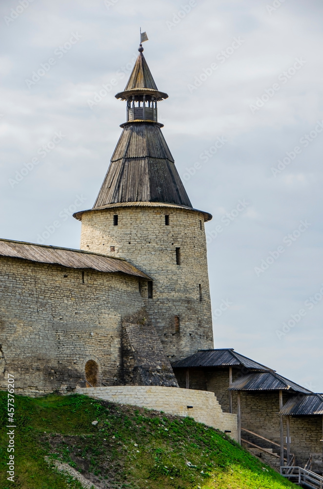 Kutny Koster Tower of the Pskov Kremlin, Pskov, Russia Kutny Koster Tower of the Pskov Kremlin, Pskov, Russia