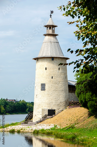 Wallpaper Mural View of the Vysokaya (Voskresenskaya) Tower of the Pskov Kremlin, Pskov, Russia Torontodigital.ca