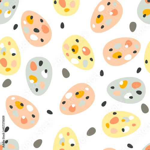 Wallpaper Mural seamless pattern with eggs Torontodigital.ca