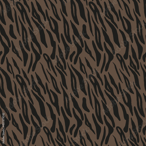 Black tiger seamless pattern background
