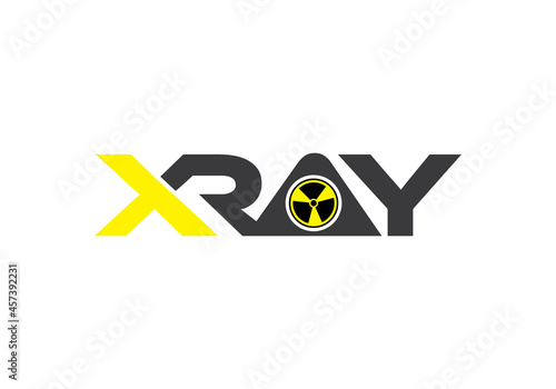 XRAY logo design. This logo icon incorporate with abstract shape in the creative way.