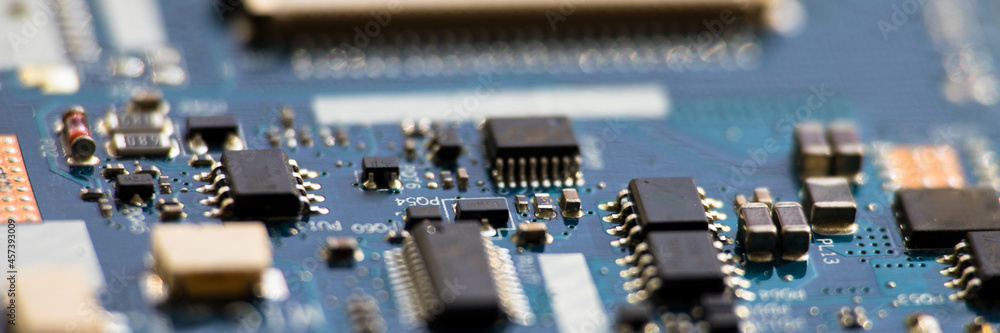 Electrical circuit mother board from computer Electrical circuit mother board from computer