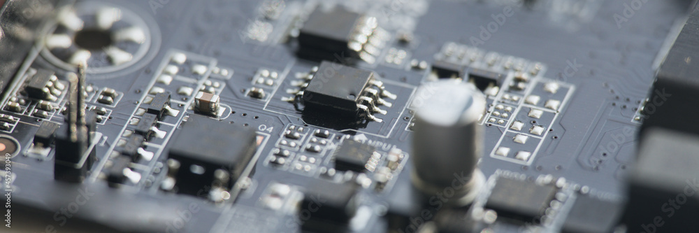 Electrical circuit mother board from computer Electrical circuit mother board from computer