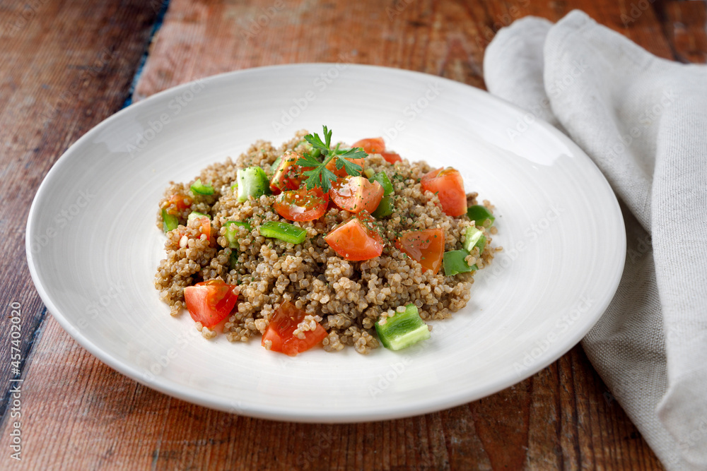 Healthy vegan salad with quinoa Healthy vegan salad with quinoa
