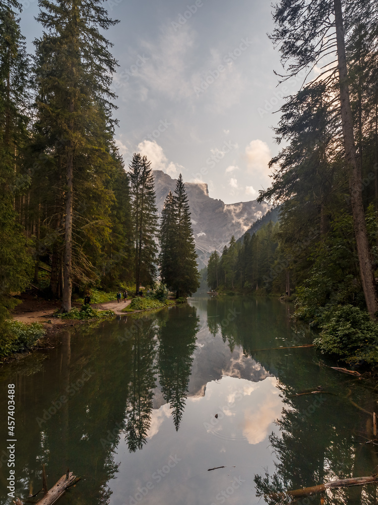 Lago di Braies Italy Dolomoites