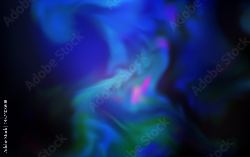 Dark Pink, Blue vector blurred and colored pattern.