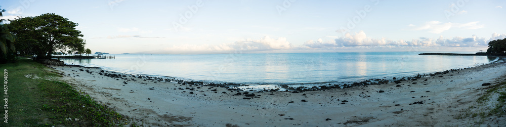 Tropical beach panorama