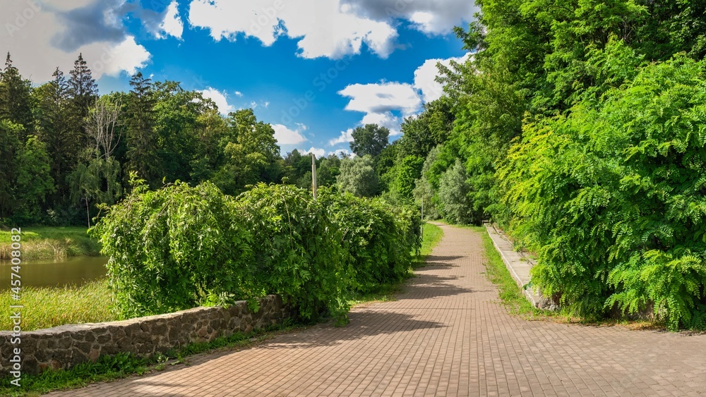 Feofaniia Park in Kyiv, Ukraine Feofaniia Park in Kyiv, Ukraine