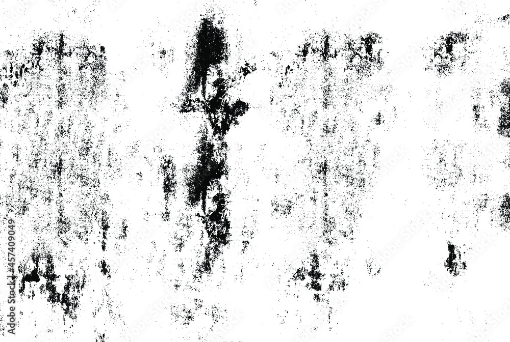 Vector brush sroke texture. Distressed uneven grunge background. Abstract distressed vector illustration. Overlay over any design to create interesting effect and depth. Black isolated on white. EPS10