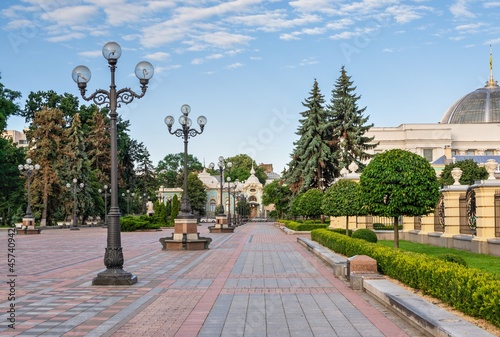Constitution Square in Kyiv  Ukraine