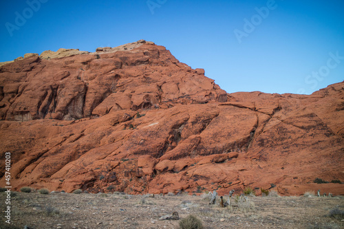 Calico Red Rocks in Red Rock Canyon National Conservation Area  Nevada