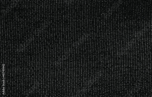 Vector fabric texture. Distressed texture of weaving fabric. Grunge background. Abstract halftone vector illustration. Overlay to create interesting effect and depth. Black isolated on white. EPS10.