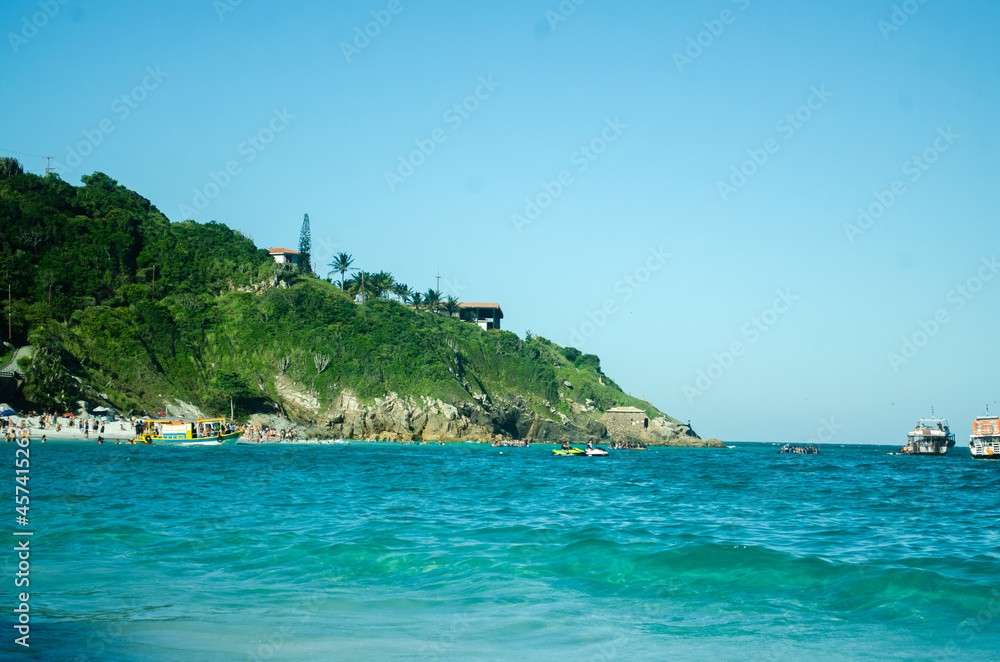 Fototapeta premium Praia Pontal do Atalaia - Arraial do Cabo - Rio de Janeiro