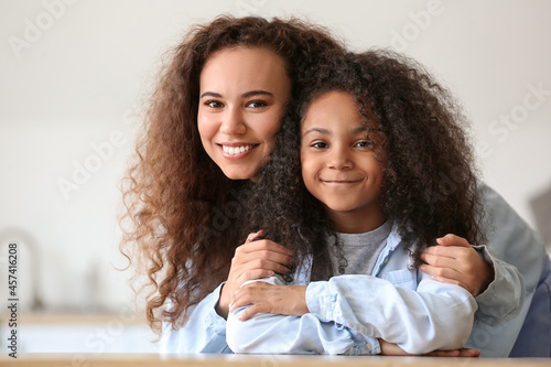 African-American little gir...