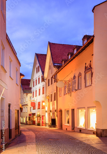 Street in Fussen  Germany