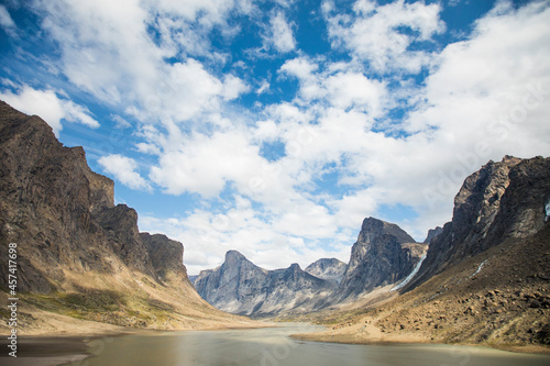 Baffin Island Mountains, Mount Thor, Akshayuk Pass, Canada.