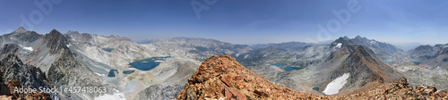 Bild auf Leinwand Ansel Adams Wilderness Mountain Panorama
