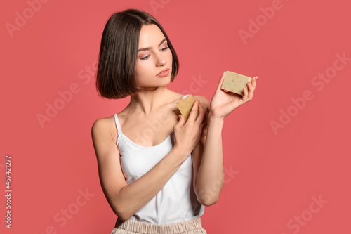Beautiful young woman with ...