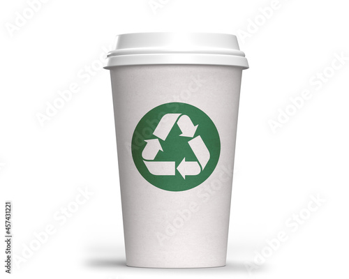 Recyclable paper cup