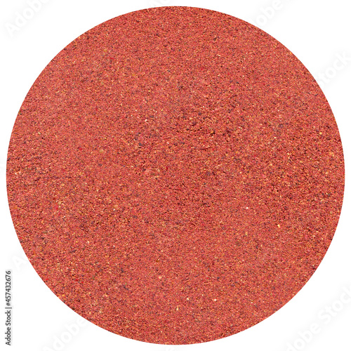 Organic aromatic sumac texture, a spice of Turkish cuisine, sumak photo