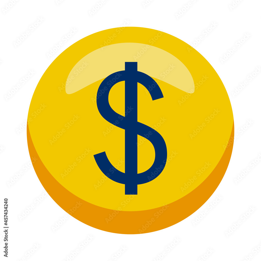 Money coin icon