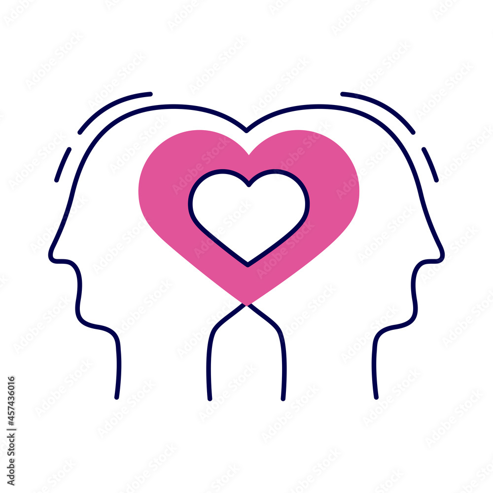 heart between heads heart between heads