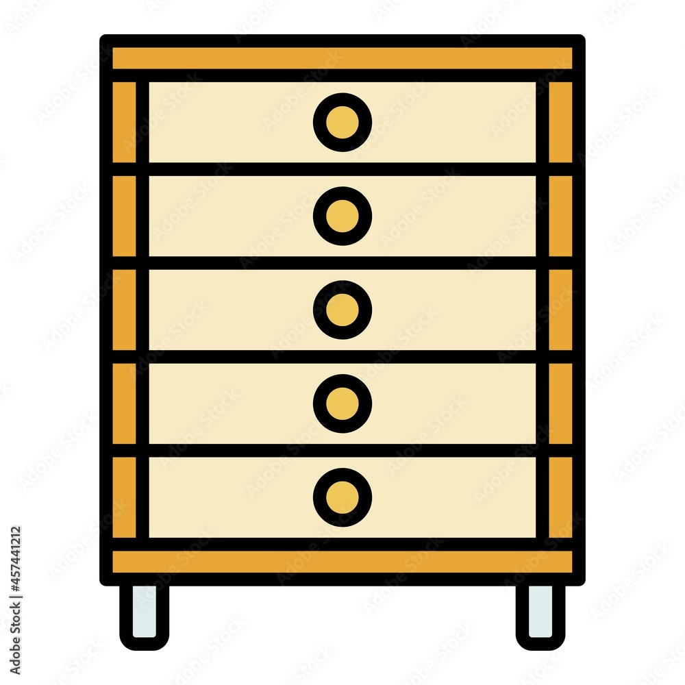 Farm bee hive icon. Outline farm bee hive vector icon color flat isolated on white Farm bee hive icon. Outline farm bee hive vector icon color flat isolated on white