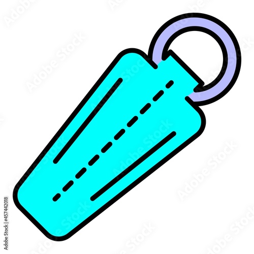 Climb tool icon. Outline climb tool vector icon color flat isolated on white