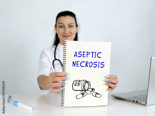 Select ASEPTIC NECROSIS menu item. Neurologist use cell technologies. photo