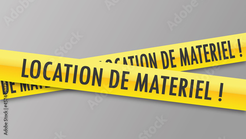 Logo location de matériel.