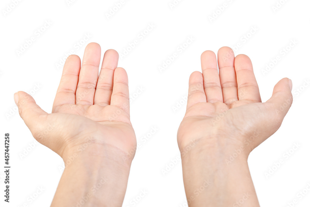 Concept Islam, Praying hands with faith in religion and belief in God, isolated on white background. Power of hope or love and devotion. Concept Islam, Praying hands with faith in religion and belief in God, isolated on white background. Power of hope or love and devotion.