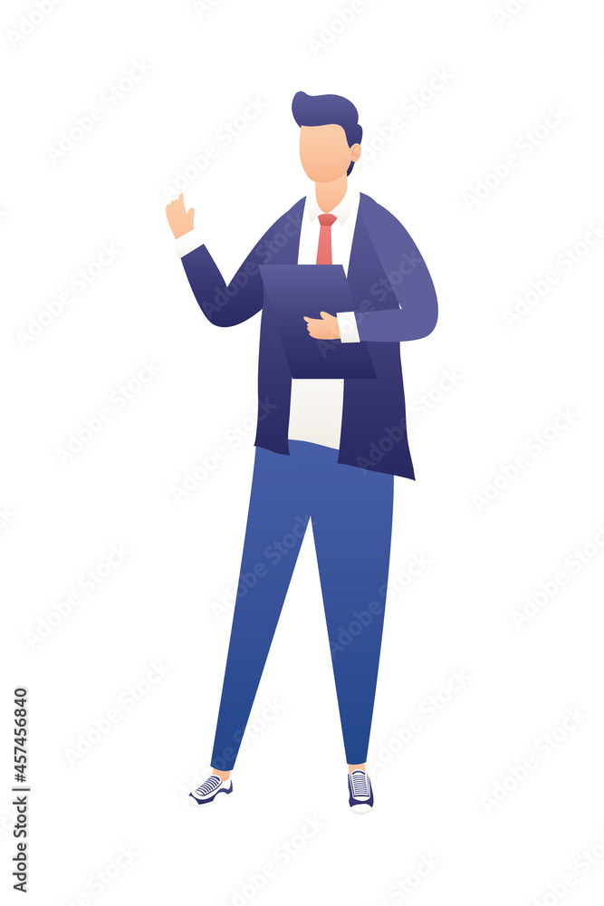 Businessman with document Businessman with document