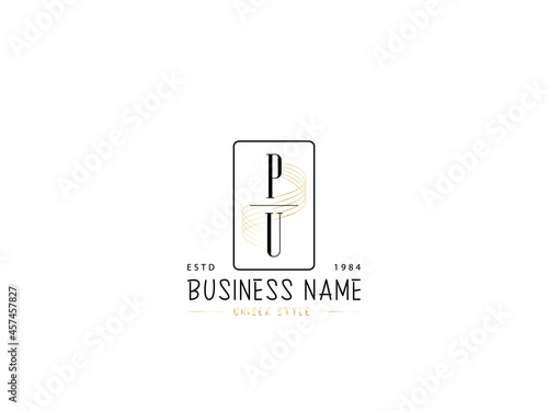 PU Logo Letter, Creative pu p&u Letter Logo Icon Vector For Your Simple Fashion, Apparel and Clothing Brand or any type of business