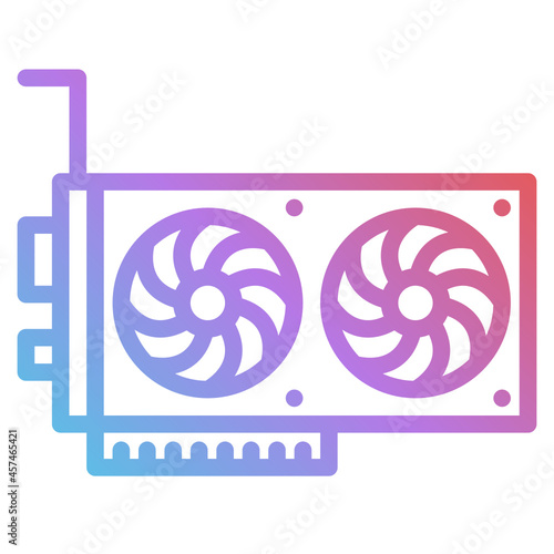 videocard gradient icon